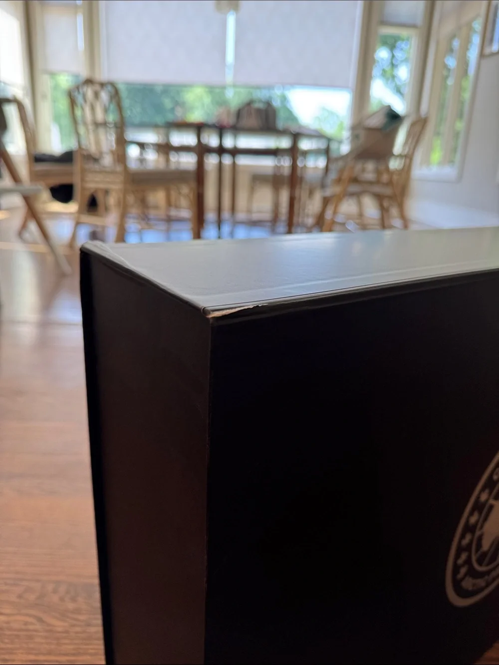 Canada Goose Snow Boot Box Black Box with Silver Logo